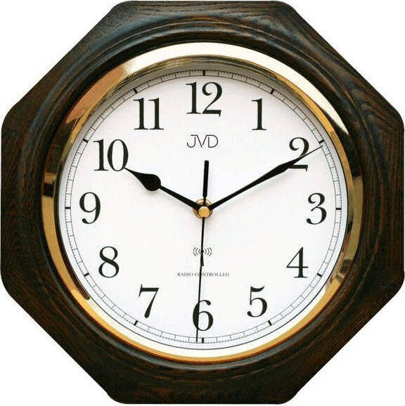 JVD Zegar ścienny JVD NR7172.2 Drewniany DCF77 uniwersalny