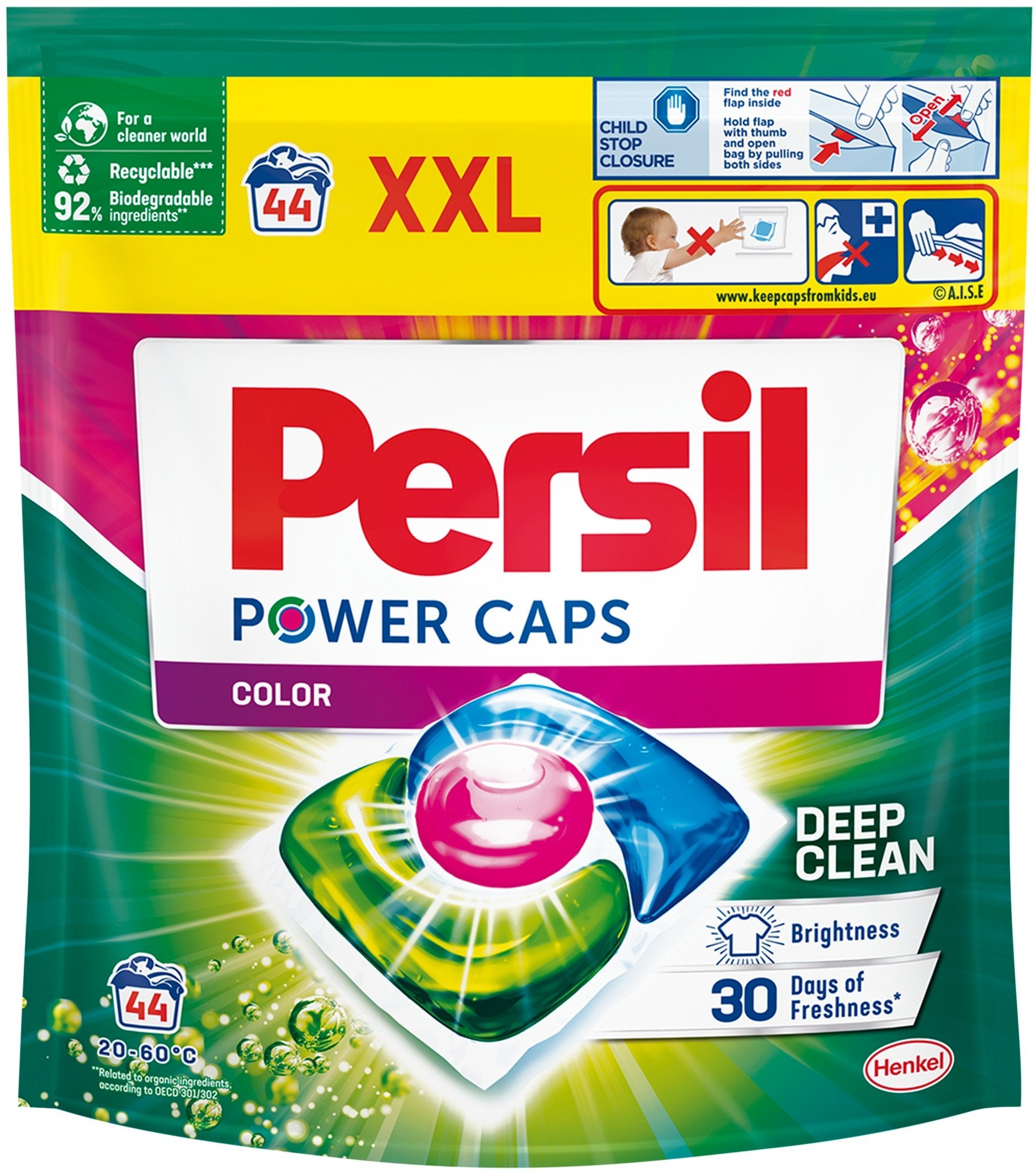 CAPS WASHI PERSIL POWER CAPS COLOR 44PCE