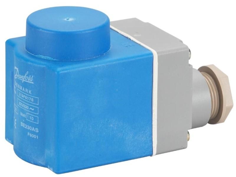 Danfoss Cewka BE230AS 230V 50Hz 10W z puszką IP67 do pracy w środowisku agresywnym o dużej wilgotności i zmiennej temperaturze 018F6701