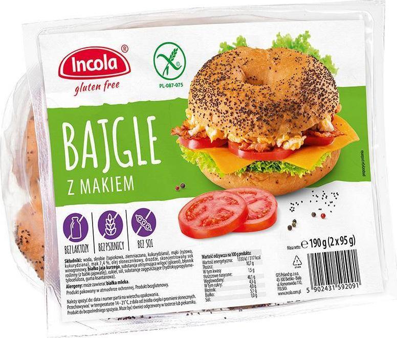 GFS Poland Bajgle z makiem bezglutenowe 190 g