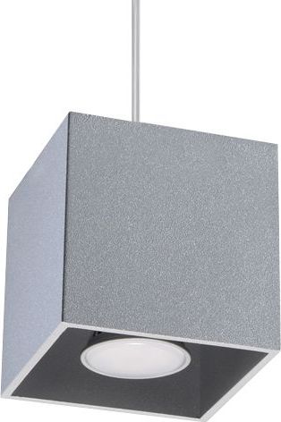 Lampa wisząca Lumes Lampa wisząca kostka LED E816-Quas - szary