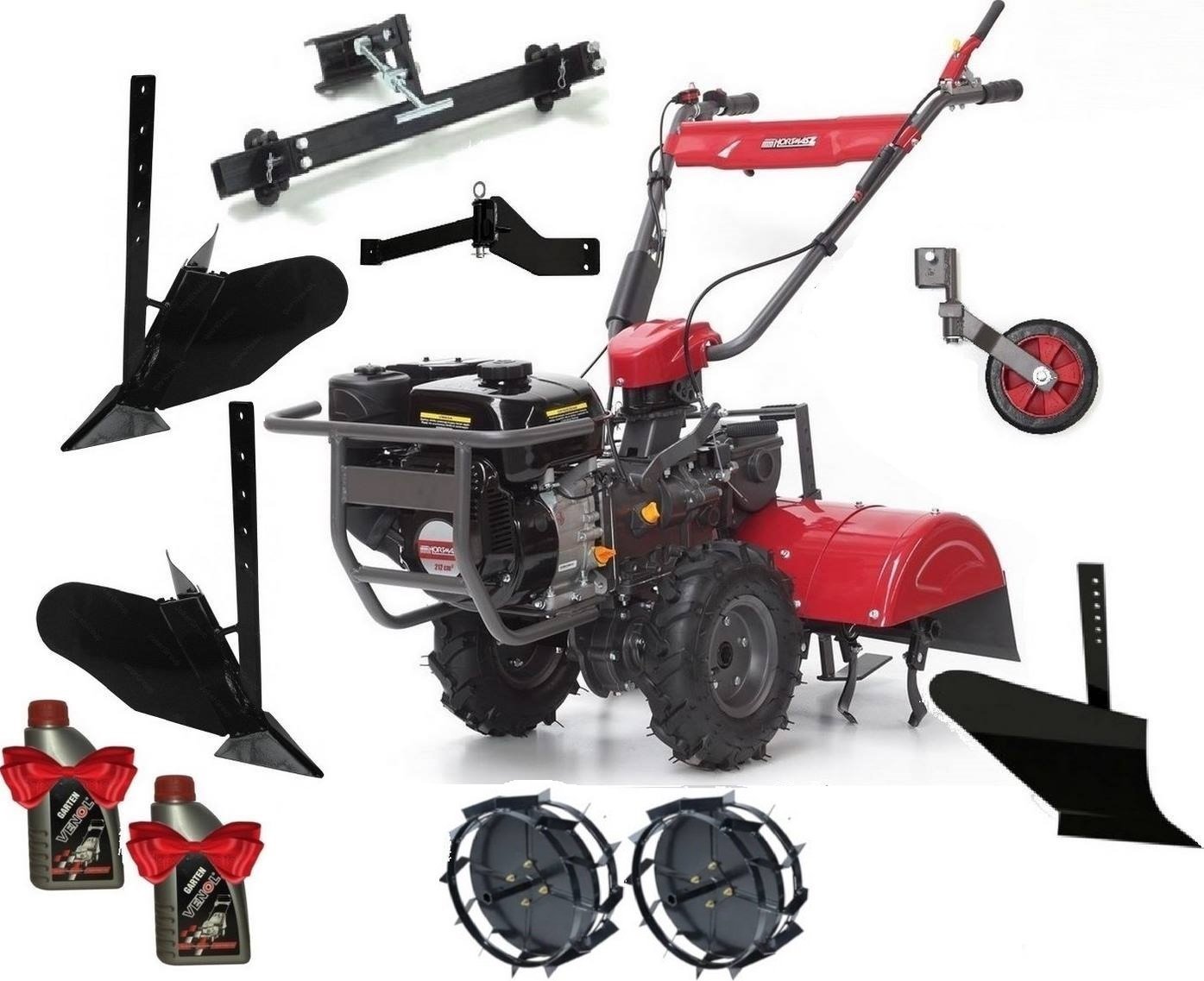 Glebogryzarka Triton Glebogryzarka HGS X620N HORTMASZ Spalinowa z napędem + 9-elementowy zestaw akcesoriów