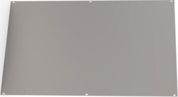 SCHROFF SCHROFF Panel przedni, profil U, ekranowanie Refrofit, 6 U, 84 U, 2,5 mm, Al, anodowany przód, przewodzący tył