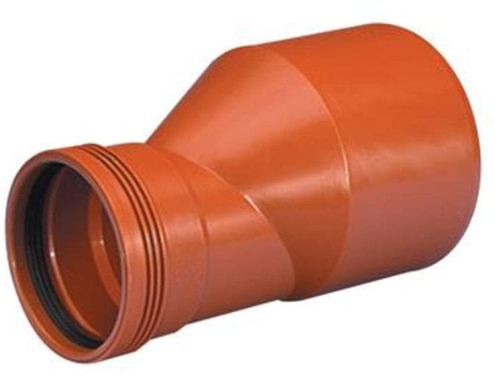 Wavin 160x110 mm reduktion Wafix PP rød