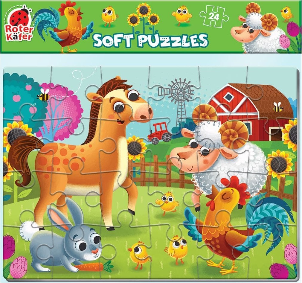 RK6040-01 Piankowe puzzle. Zwierzeta domowe