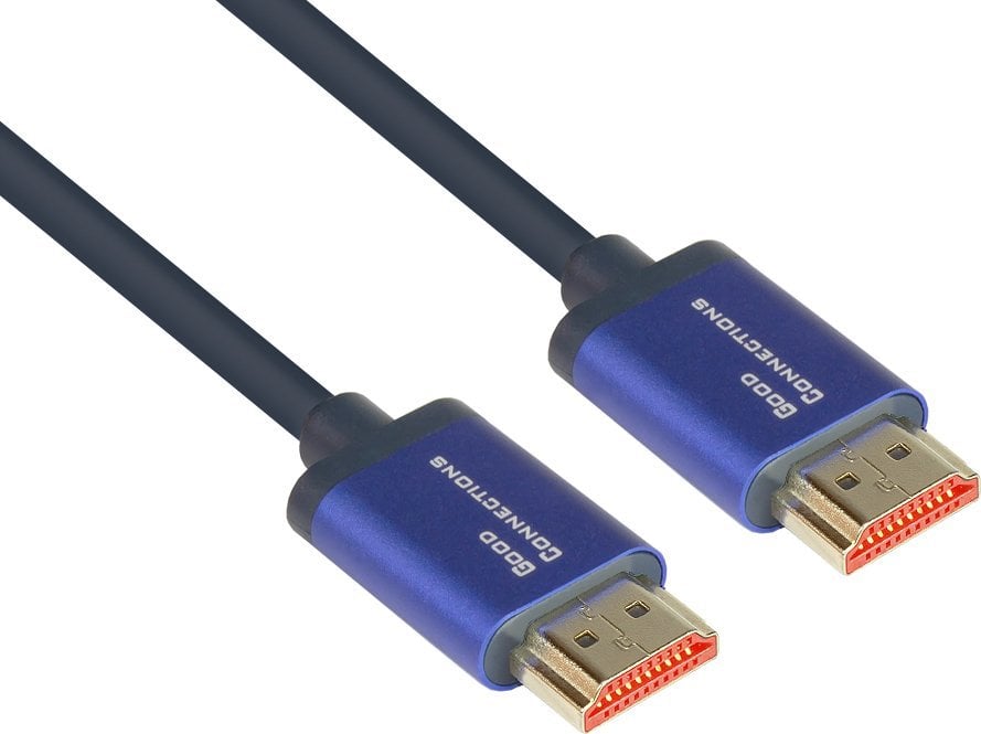 Kabel Alcasa Alcasa 4521-SF005B kabel HDMI 0,5 m HDMI Typu A (Standard) Niebieski