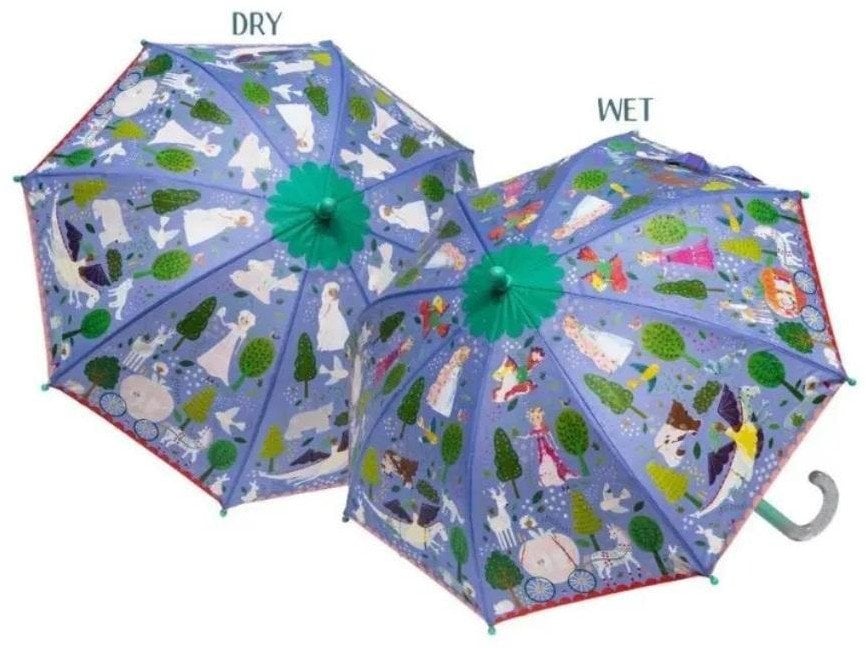 Parasolka 3D zmieniająca kolory bajkowy świat