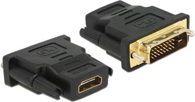 Adapter AV Delock HDMI - DVI-D czarny (65466)