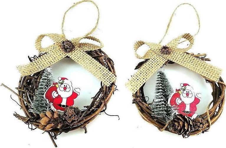 Zestaw 2 bombek 10cm