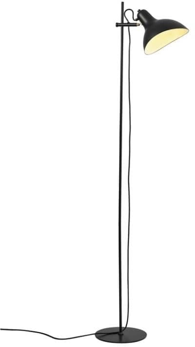 FLOOR LIGHT AROUND E27 BLACK