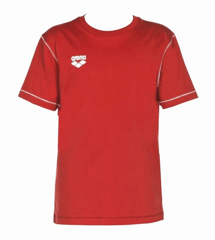 Arena KOSZULKA T-SHIRT UNISEX JUNIOR TL S/S TEE RED 1D360/40 128