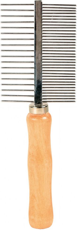 Trixie GRZEBIEŃ DWUSTRONY ŚREDNIE/SZEROKO ROZSTAWIONE ZĘBY 17cm