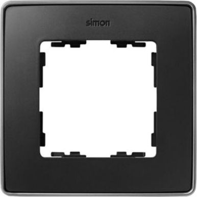 Kontakt-Simon Simon Detail 82 Ramka pojedyncza Detail SELECT-metal GRAFIT / podstawa Aluminium 8201610-240