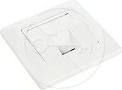 Solarix Modularne gniazdko 1 port pod tynk białe (SX9-1-0-WH)