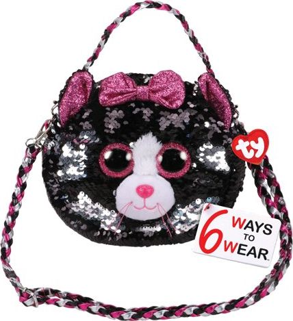 TY TY Fashion Sequins KIKI - cekinowa torba na ramię kot 95120