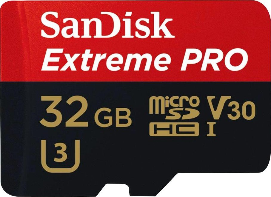 Karta SanDisk Extreme PRO MicroSDHC 32 GB Class 10 UHS-I/U3 A1 V30 (SDSQXCG-032G-GN6MA)