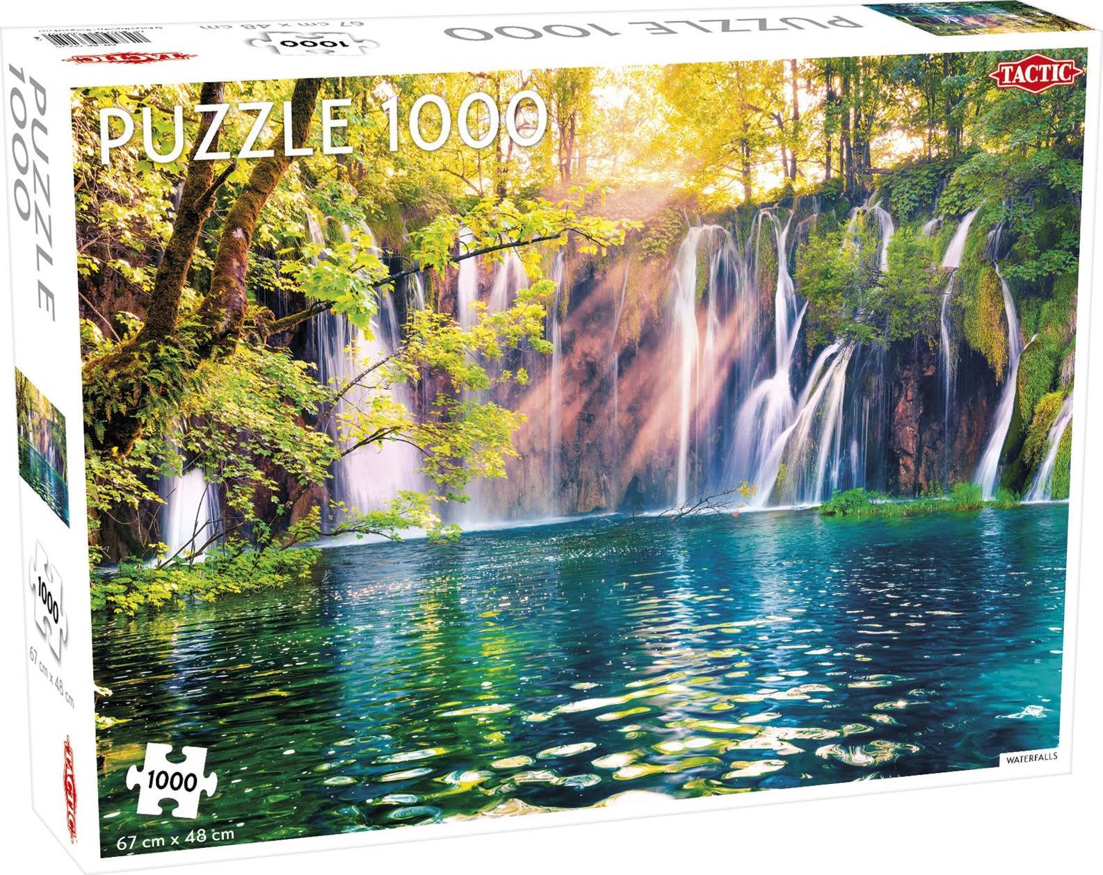 Tactic PROMO Puzzle 1000el Landscape: Waterfalls / Plitvice National Park TACTIC