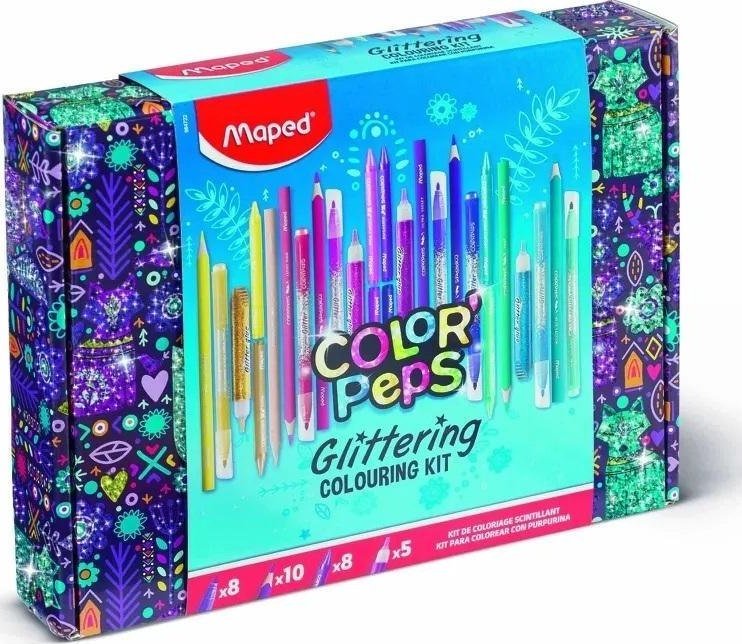 Maped Zestaw artystyczny Colorpeps brokat 31 el. MAPED