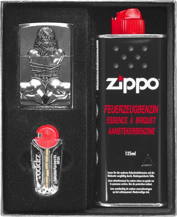 Zestaw ZIPPO Zapalniczka GIRL Prezentowy No1