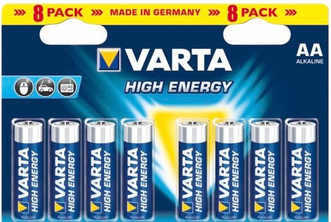 Varta Bateria High Energy AA / R6 8 szt.