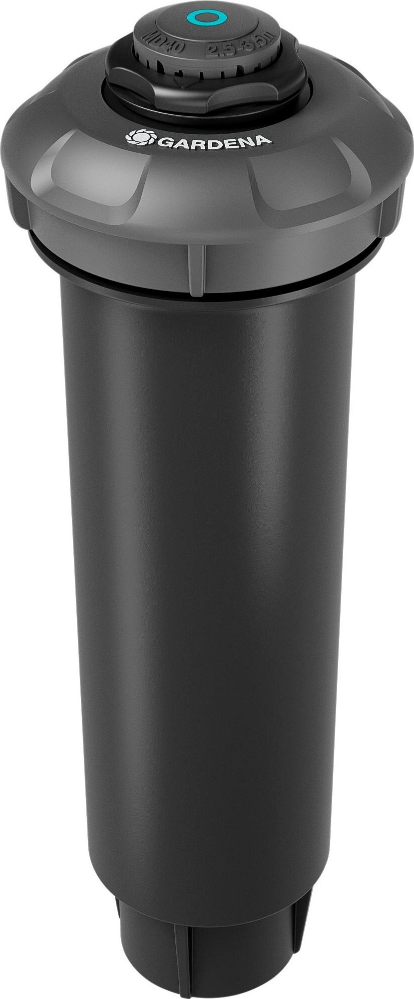 Gardena GARDENA sprinkler system pop-up sprinkler MD40 (black/gray, spray distance 2.5 to 3.5 meters)