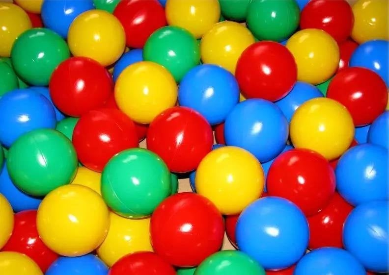 Piłka 6cm twarda 4rodz 24/box H14045 52428