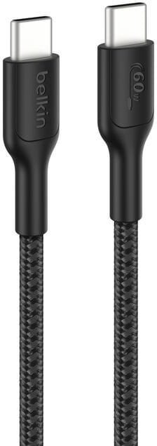 Kabel USB Belkin USB-C - USB-C 2 m Czarny (ENA008HQ2MBK)
