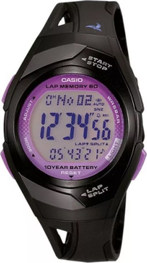 Zegarek Casio Zegarek damski Casio STR-300-1CEG czarny