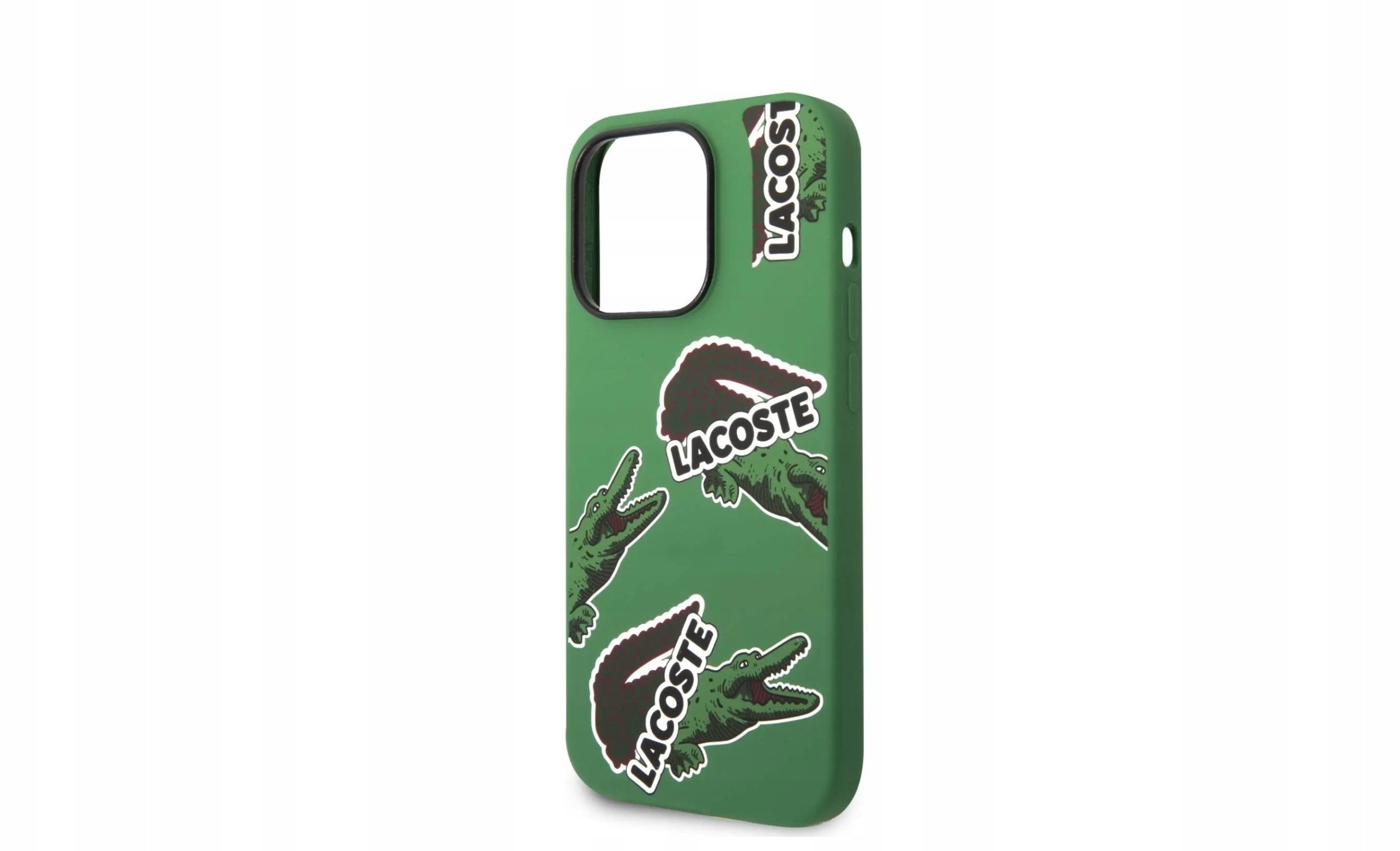 DefaultBrand Lacoste LCHCP14LSON iPhone 14 Pro 6,1" zielony/green hardcase Silicone Allover Pattern