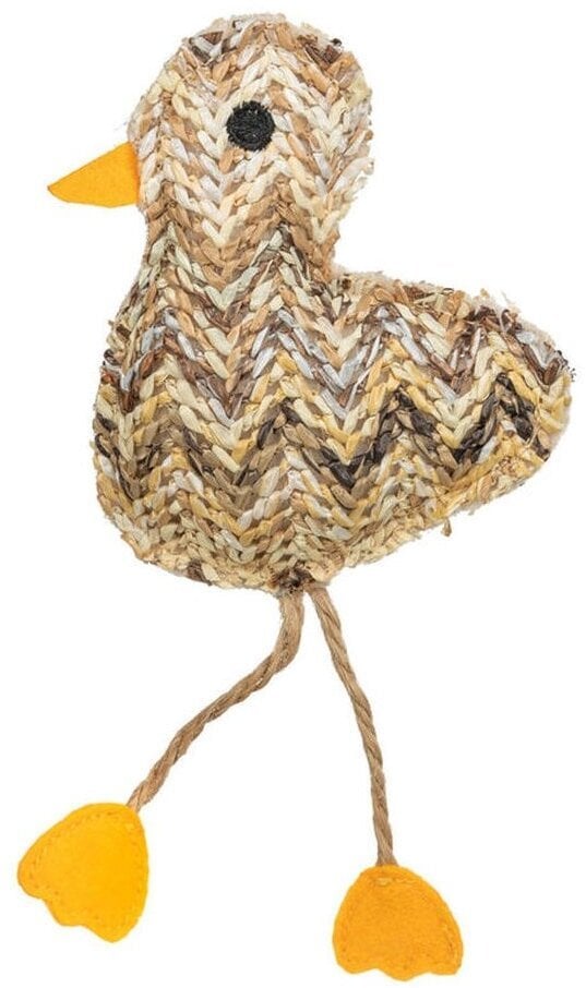 Kaczka, zabawka, dla kota, poliester, 19 cm, z kocimiętką