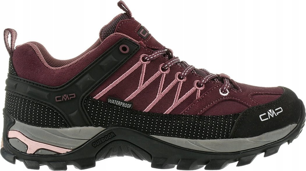 Buty trekkingowe damskie CMP CMP Rigel Low WP 3Q13246-H910 Bordowe 39