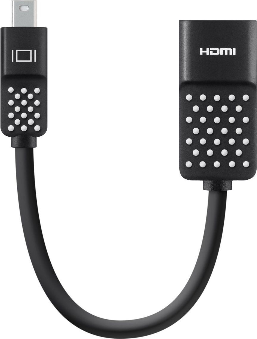 Kabel Belkin DisplayPort Mini - HDMI 0.1m czarny (F2CD079BT)