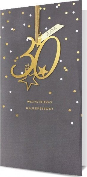 Pan Dragon KARNET HM-100 30 URODZINY SZARE