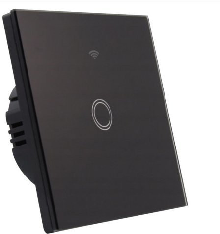Masterled Wyłącznik szklany dotykowy pojedynczy WIFI IP45