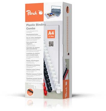 Peach Spines bk 12mm A4 100 pcs