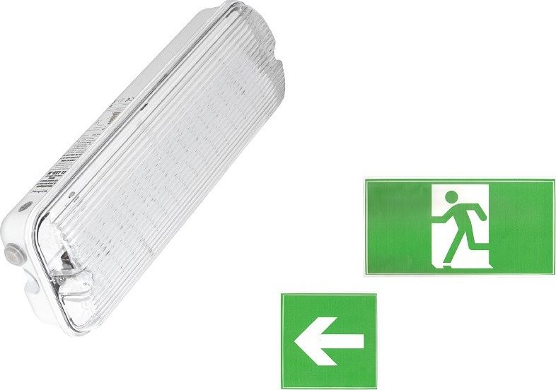 XBS Oprawa Ewakuacyjna Awaryjna LED ZIELONA 3H 0013