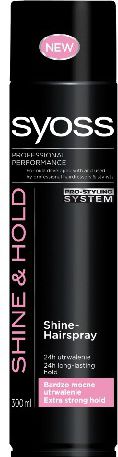 Schwarzkopf Syoss Shine & Hold Lakier do włosów nadający połysk extra mocny 300 ml