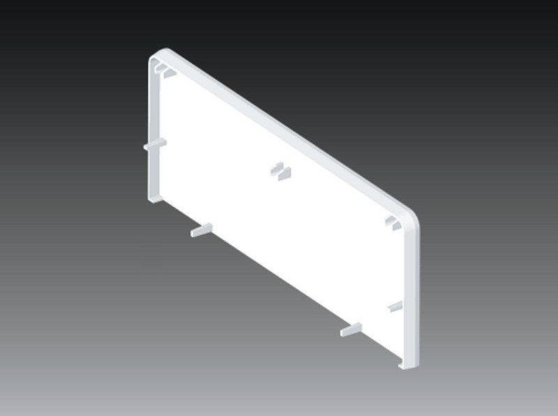 Kopos Pokrywa końcowa kanału 160 x 63mm kremowo-biała (8481)