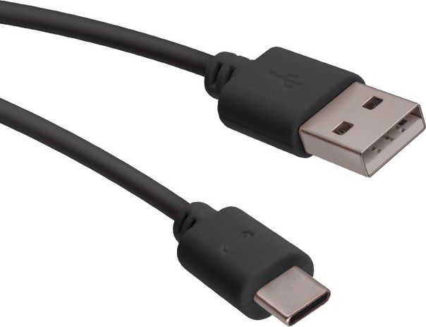 Kabel USB Forever USB-A - USB-C 1 m Czarny (T_0014092)