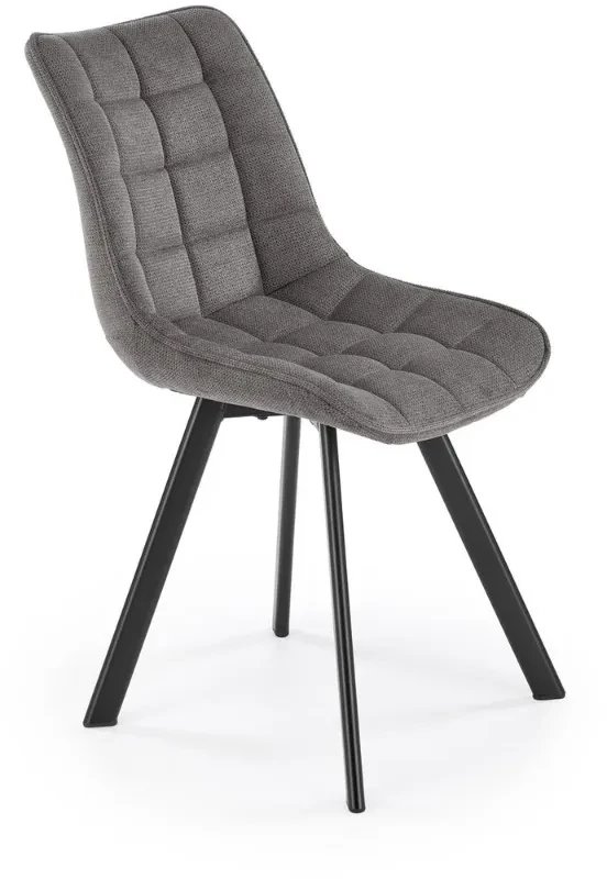 Krzesło tapicerowane K549 szare HALMAR