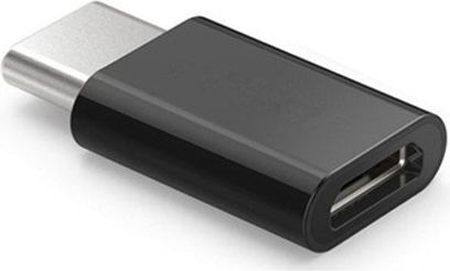 Adapter USB Savio USB-C - microUSB Czarny (SAVIO AK-31)