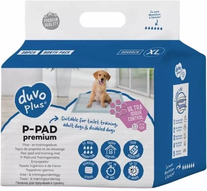 Duvo+ Podkłady dla psa o kontroli zapachu XL 30szt