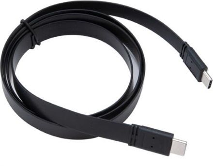 Kabel USB Akasa USB-C - USB-C 1 m Czarny (AK-CBUB46-10BK )