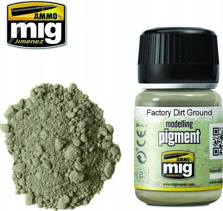 Vallejo Ammo: Modelling Pigment - Factory Dirt Ground (35 ml)