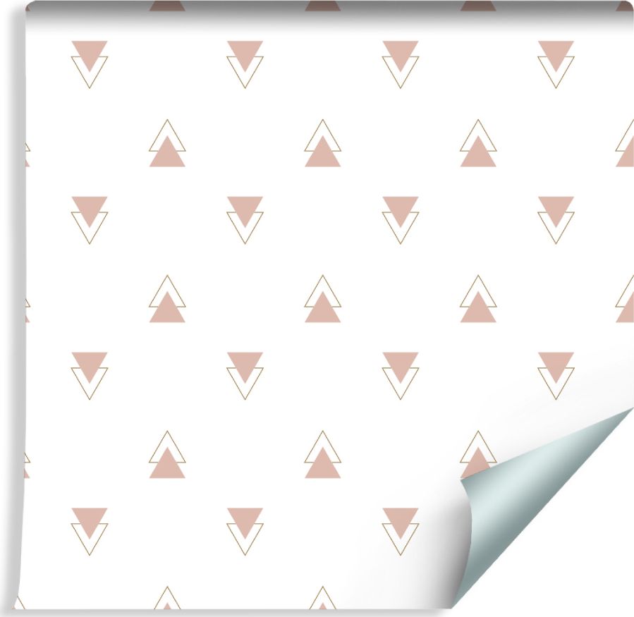 Muralo Tapeta GEOMETRYCZNA - Nowoczesne Minimalistyczne Trójkąty