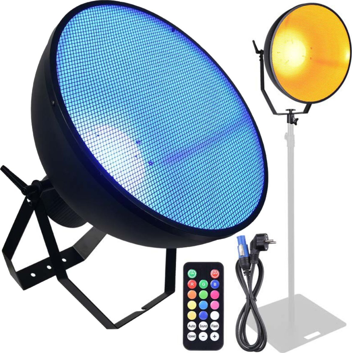 LIGHT4ME LIGHT4ME RETRO 500 RGBA IR reflektor sceniczny dekoracja światłem pilot