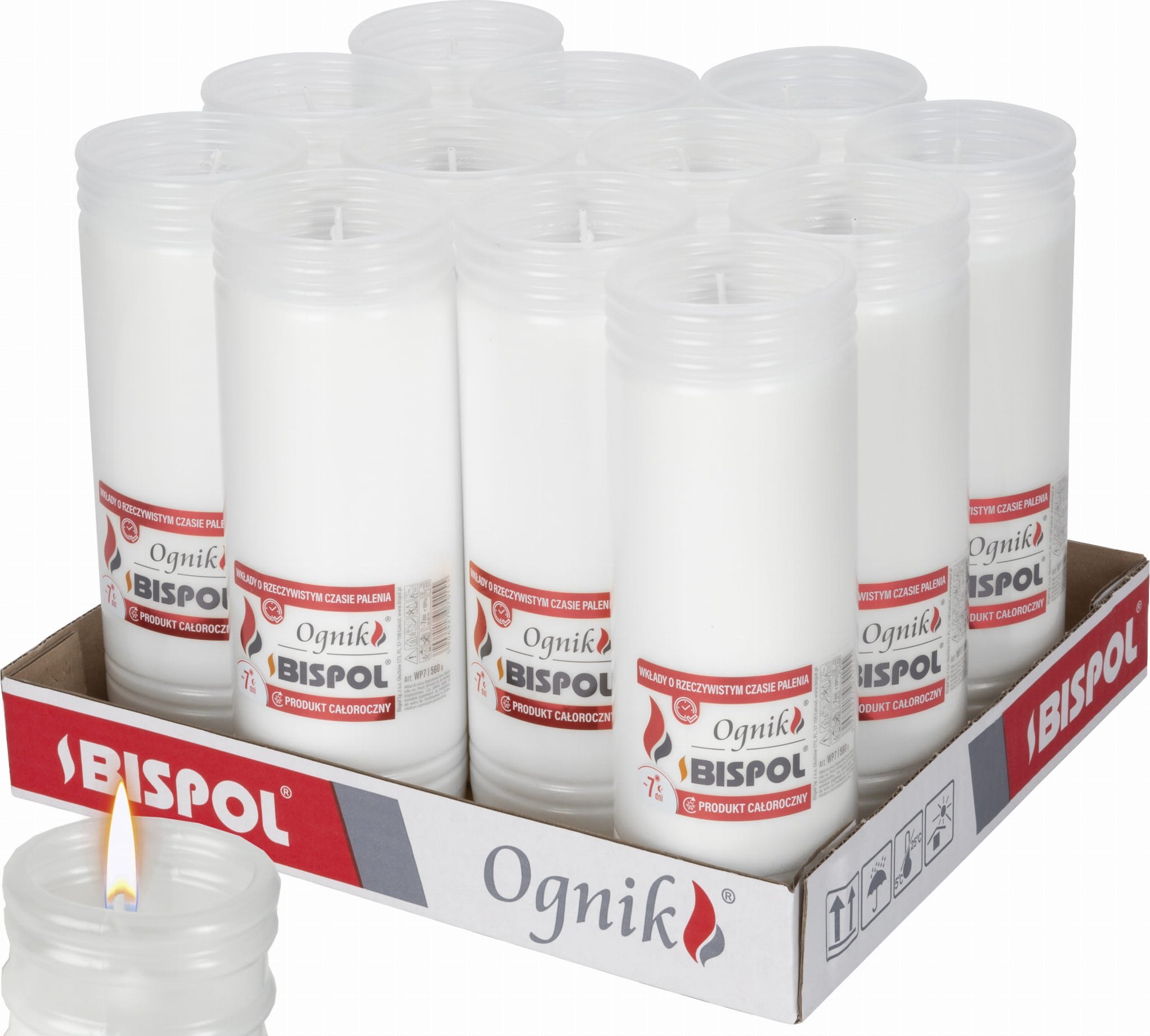 Bispol BISPOL - Wkład Zalewany Ognik WP7 - 12 szt.