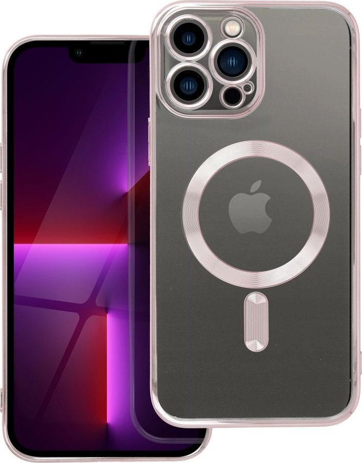 OEM Futerał ELECTRO MAG COVER kompatybilny z MagSafe do IPHONE 13 Pro Max złoty róż