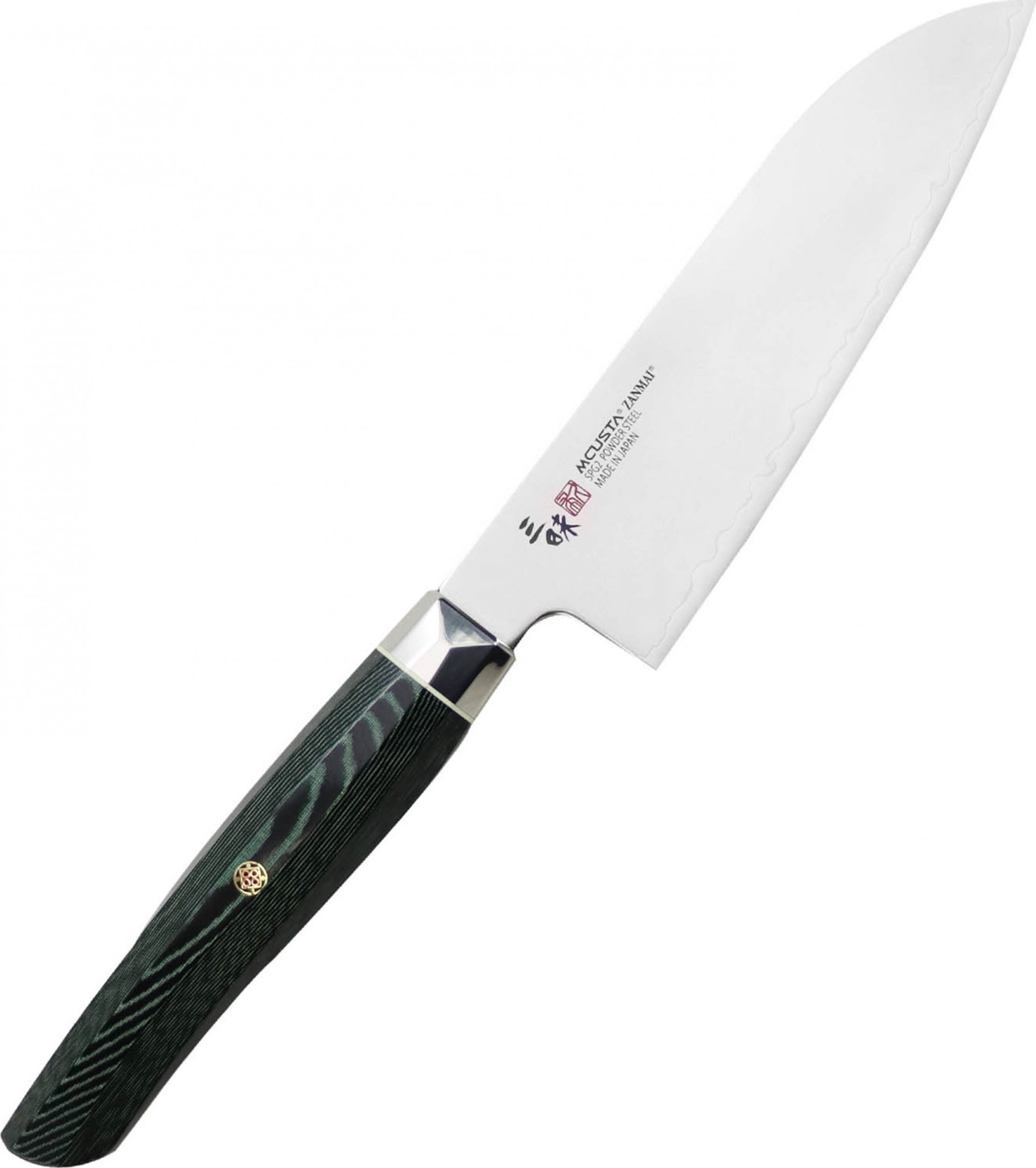 Mcusta Mcusta Zanmai Green Revolution SPG2 Nóż Ko-Santoku 15cm