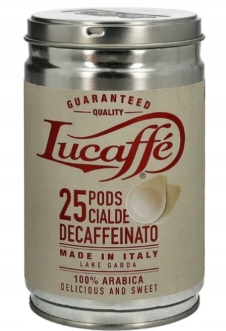 Kawa mielona Ese Kawa w saszetkach ESE bez kofeiny Lucaffe Decaffeinato - 25 sztuk